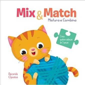 Mix & Match - Mistura e Combina:  Aprende a Contar / Aprende Opostos