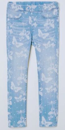 Dżinsy jeansy nowe 134 cm h&m motylki smyk coccodrillo cool club