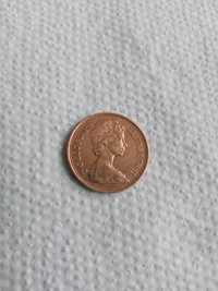 Sprzedam monete Elizabeth New Penny 1 z 1978r.  Cena 170zl
