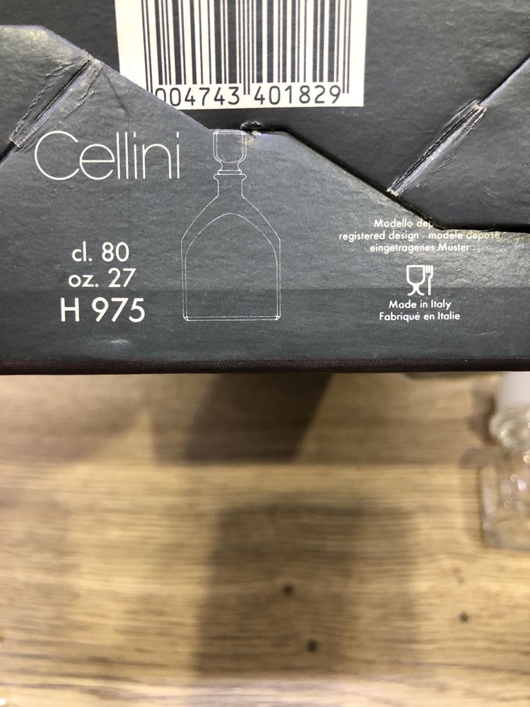 Cellini włoska karafka do whisky Luigi Bormioli - made in Italy