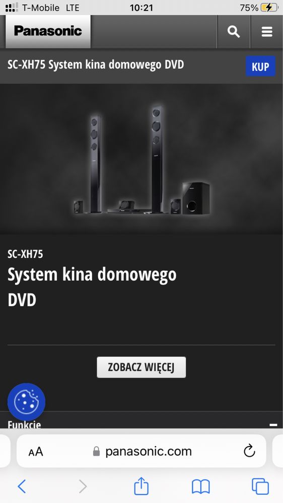 Kino domowe 5.1 Panasonic SC-XH75 igła !