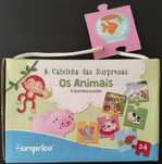 Puzzles Criança A Caixinha Das Surpresas - Os Animais