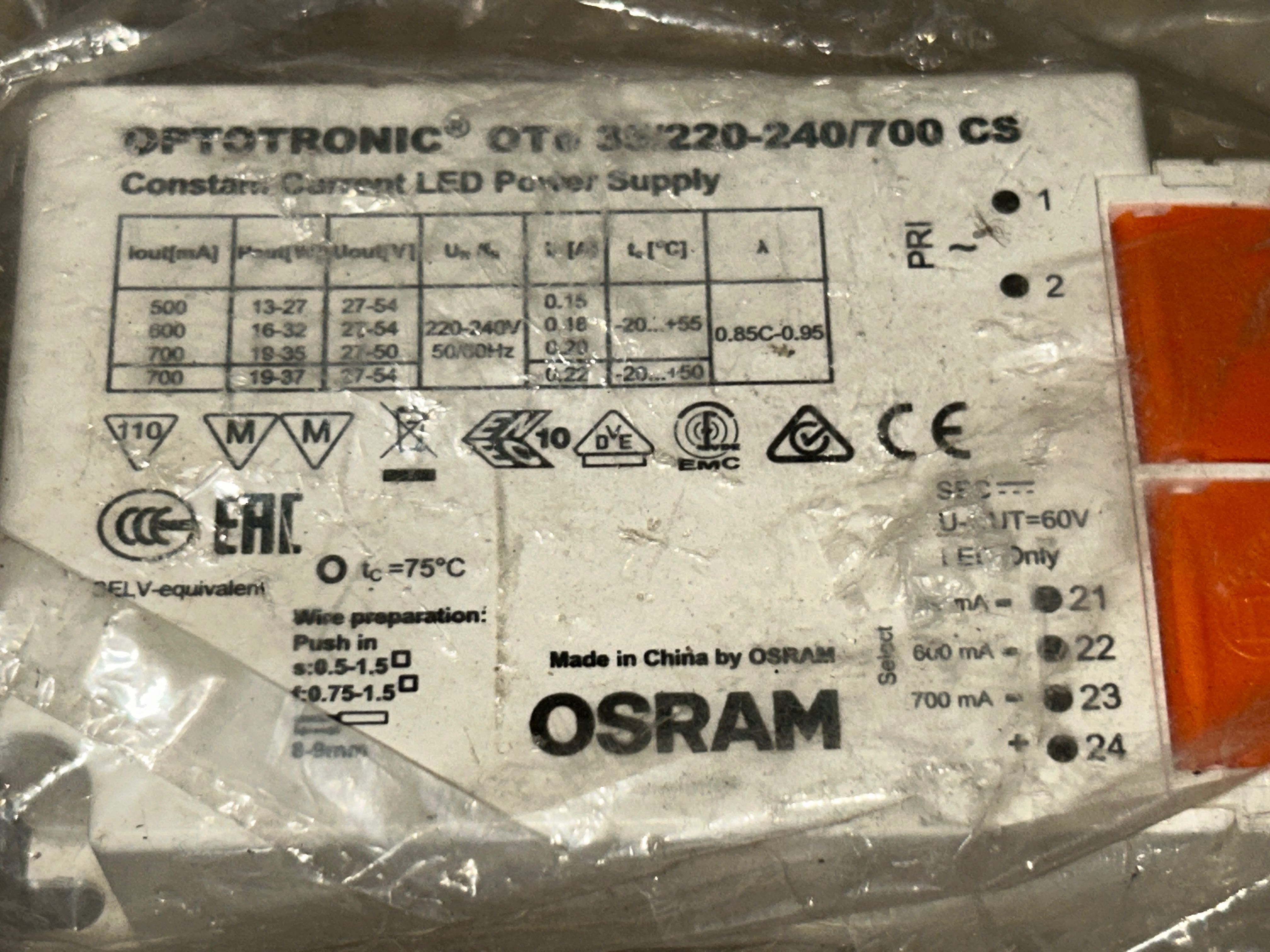 Lampa LUG,Philips RS342B,Osram - 14 sztuk