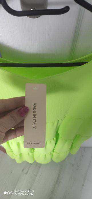 Sukienka nowa z metką zielony neon