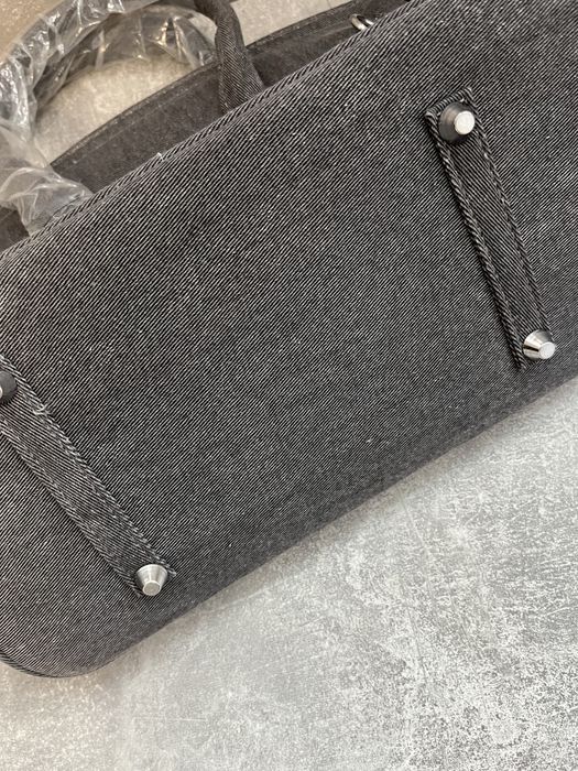 Джинсова сумка з ципами замочками