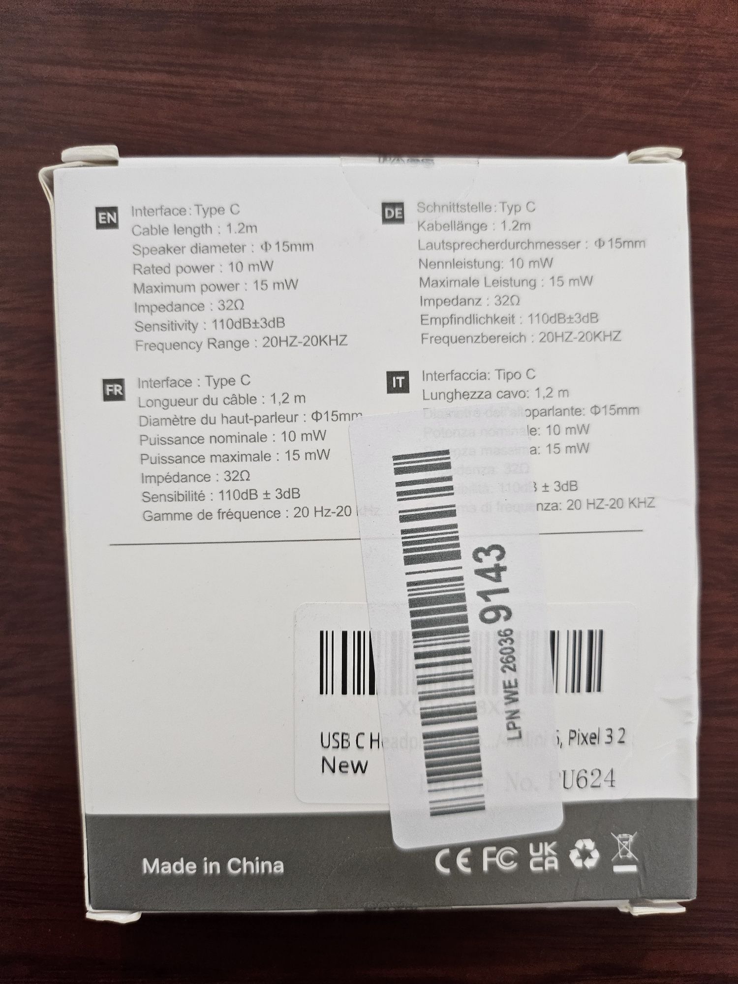 Słuchawki BENEWY USB C

Model: ME542