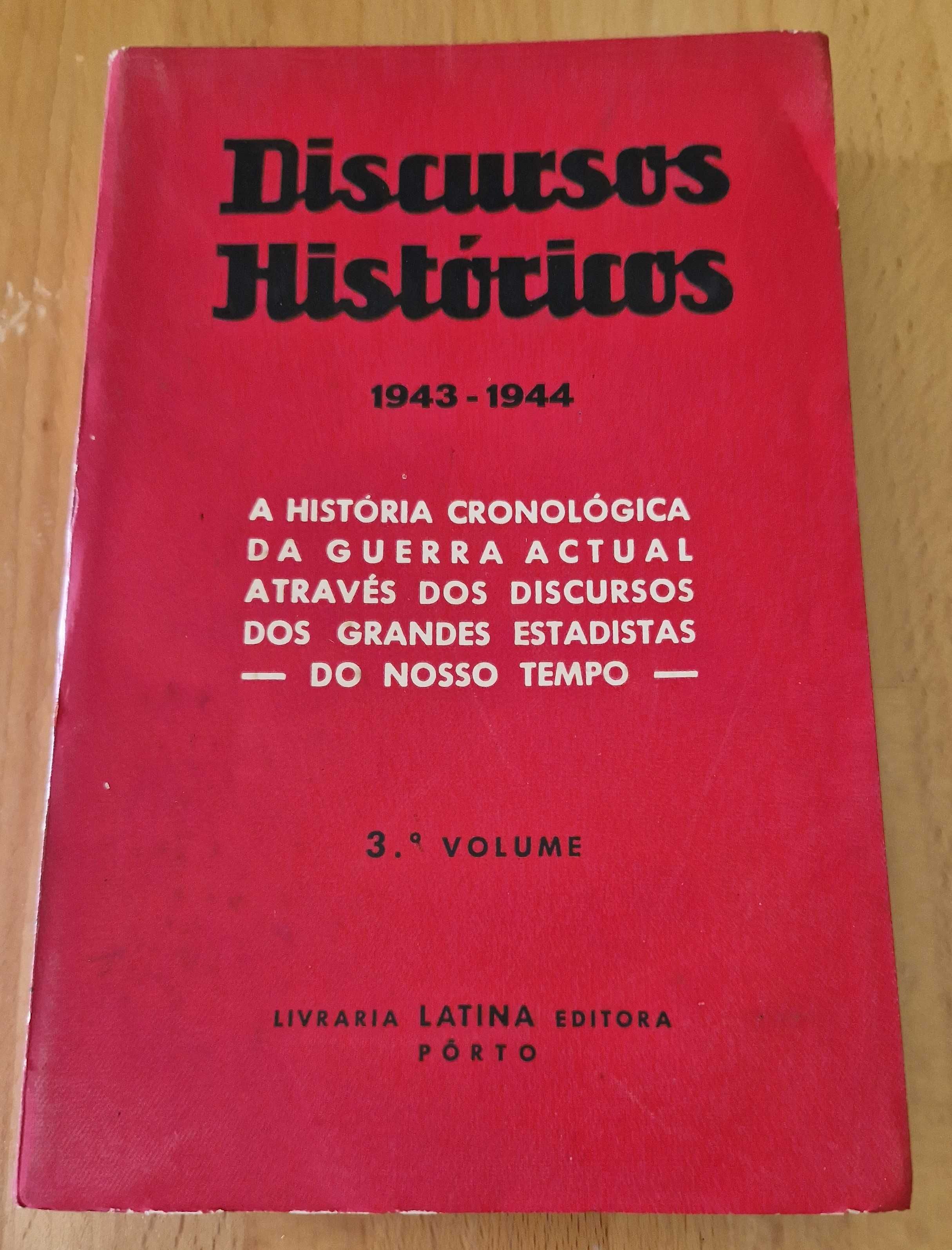 Discursos históricos - 4 volumes - de 1939 a 1945