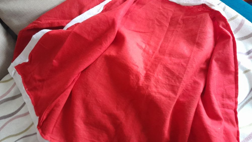 Strój Mikołaja dla dorosłego S do naprawy, uszkodzony