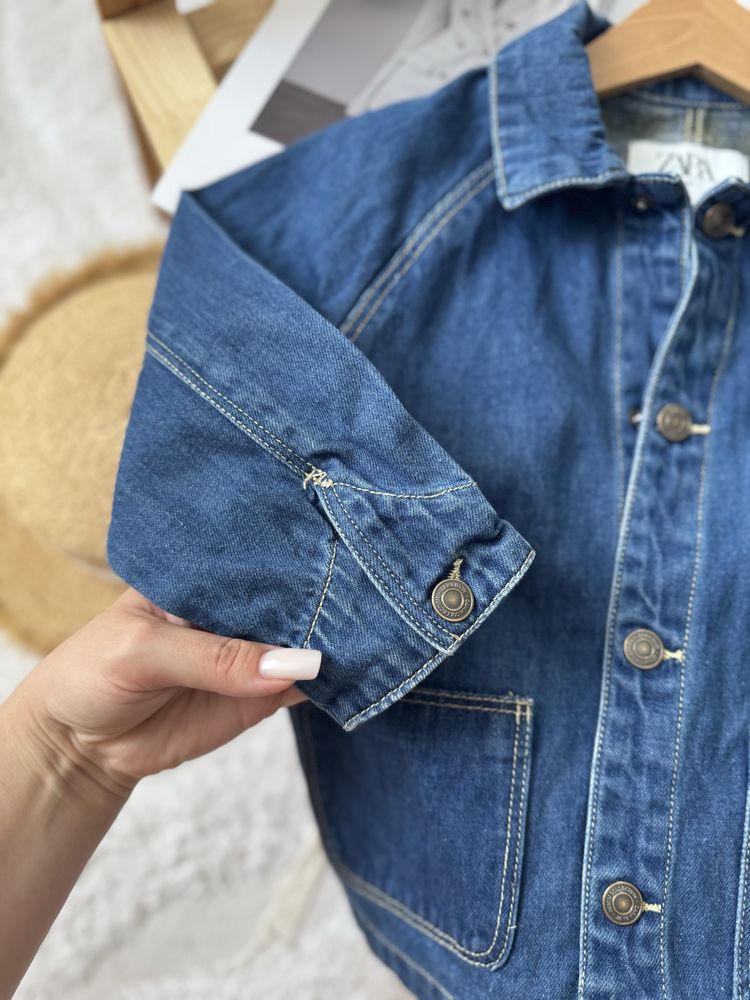 Джинсівка /джинсовий піджак zara
