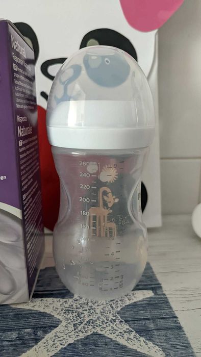 Biberão Philips Avent - Natural Response 260ml girafa