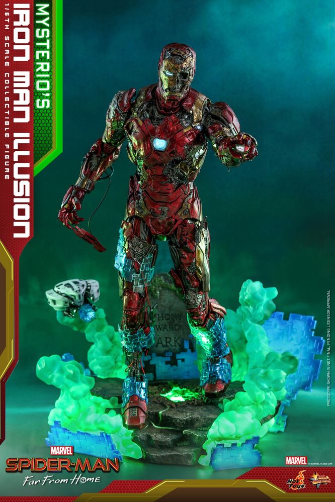 Фигурка 1/6 hot toys mms 580 far from home IRON MAN ILLUSION