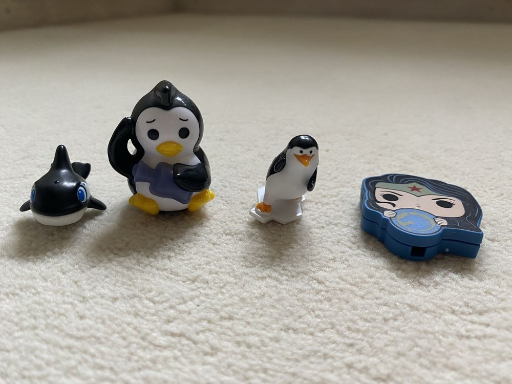 Zwierzątka 2 pingwinki, wieloryb i gratis