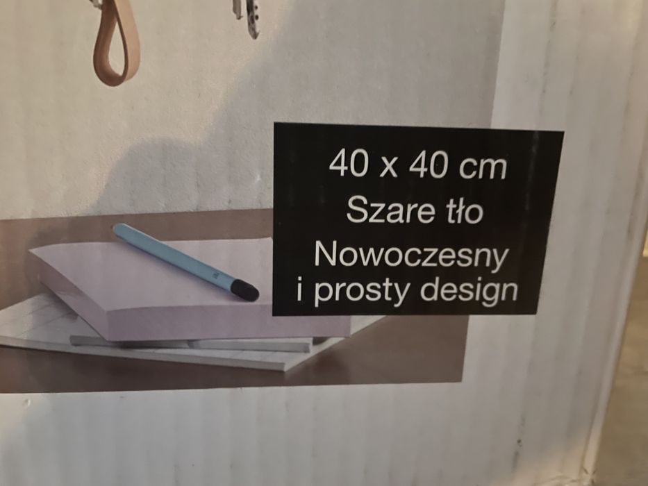 Drewniane polki dekoracyjne polka 40x40 design szare smukee gwarancja