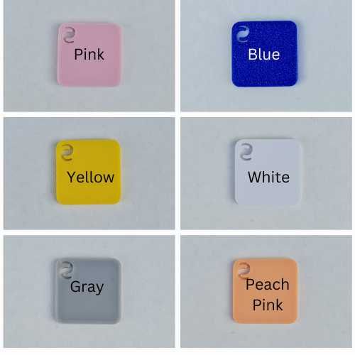 Chaveiro com nome personalizado com duas cores