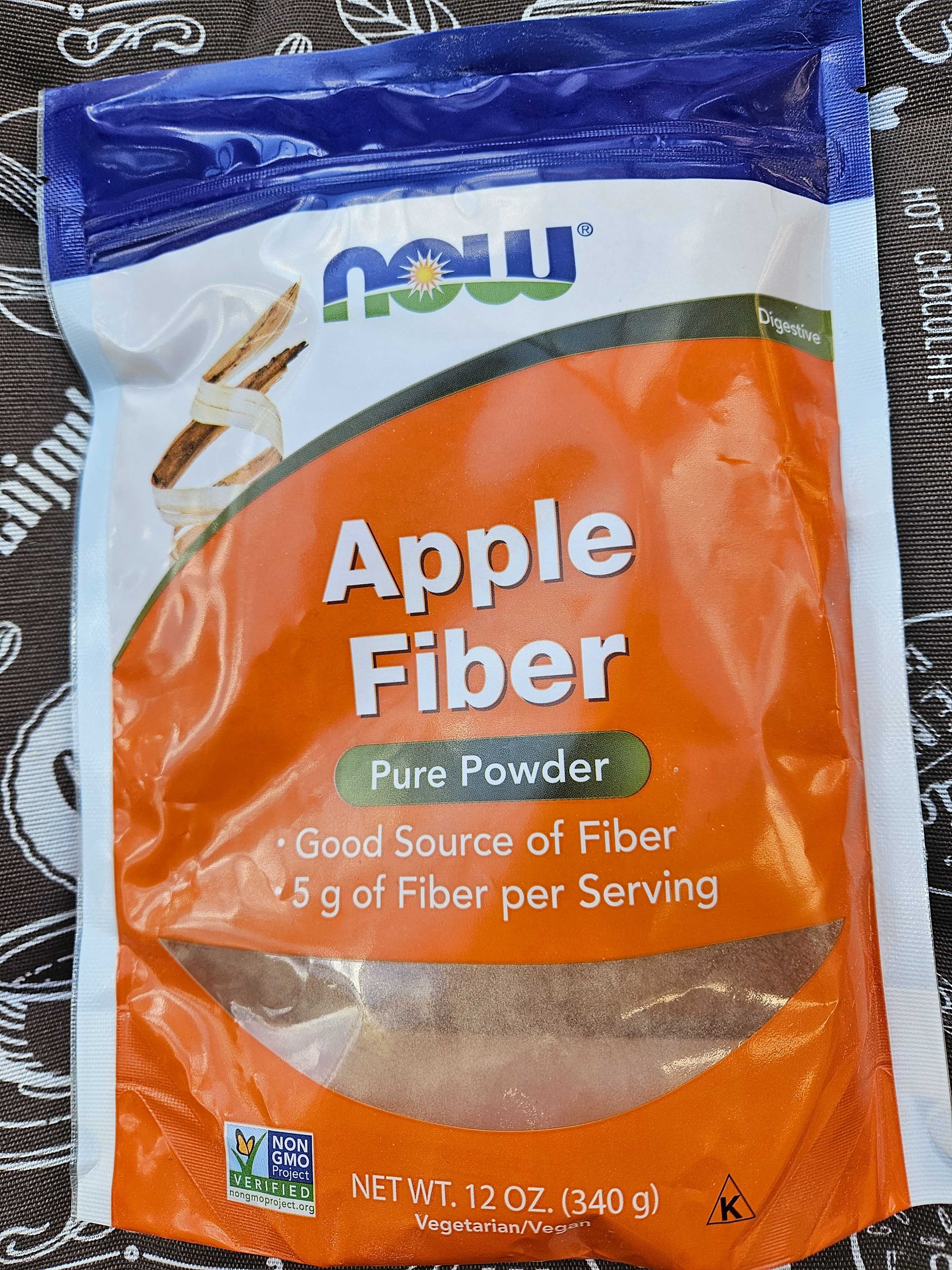 Now Foods, Apple Pectin fiber яблочний пектин клетчатка порошок капс
