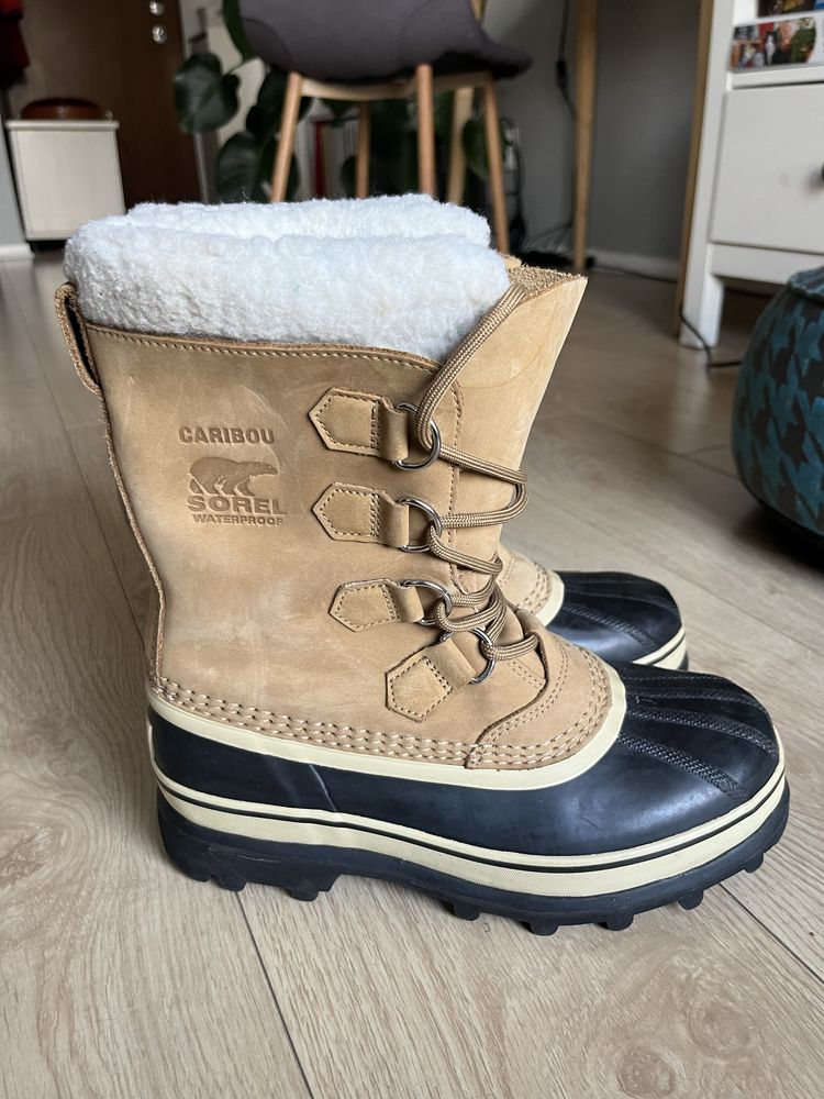 Jak nowe damskie śniegowce Sorel Caribou NL1005 r.39 (25cm)