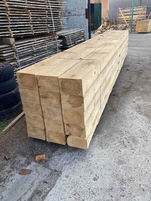 Шпалы, шпальный брус, мостовой брус, полушпалки 1-2 тип, сосна.
