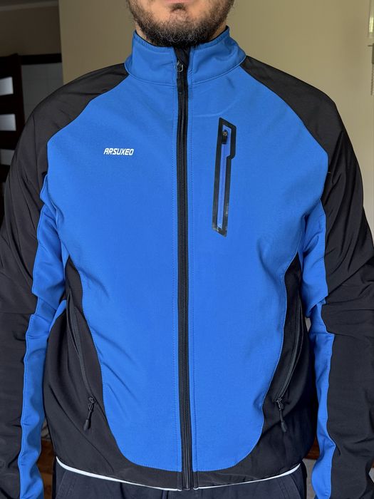 Kurtka rowerowa biegowa zimowa