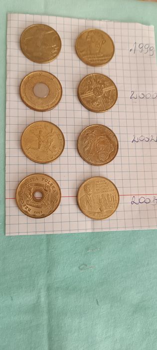 Zestaw monet 2 zł okolicznościowych i obiegowych