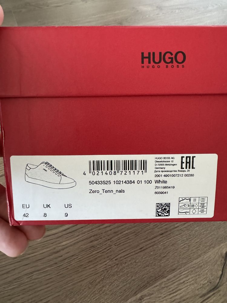 Hugo boss кросівки кеди 42
