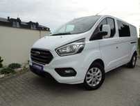 Ford Transit Custom POLSKI SALON SERWIS 1WŁ 2X Drzwi boczne FULL Opcja Autmat F.Vat Długi