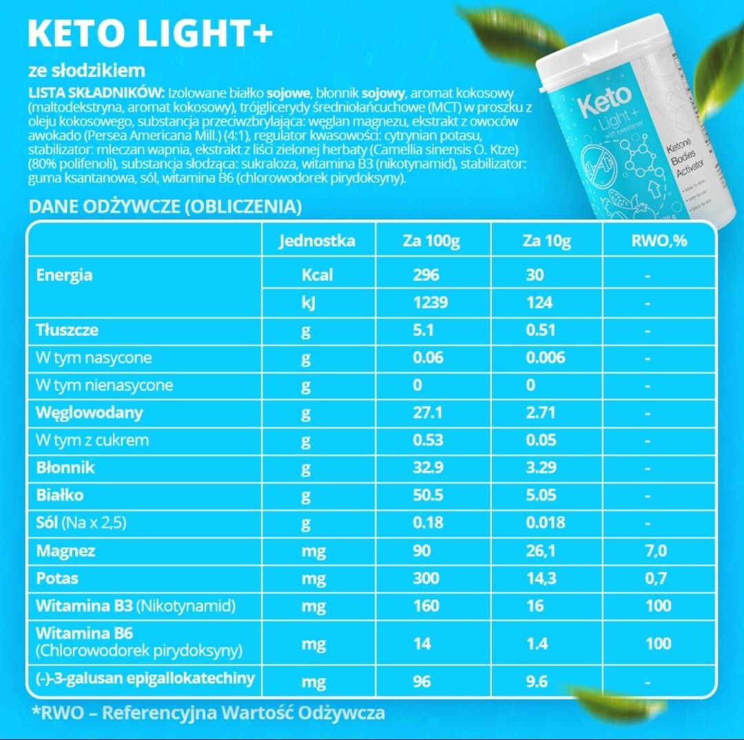 Keto light + Ketone Bodies Activator