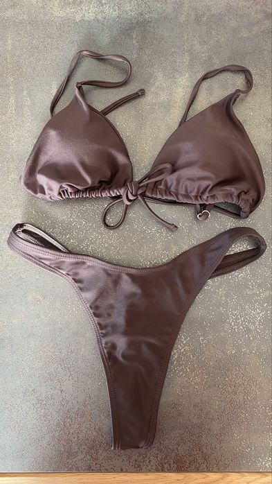 Bikini castanho shein tamanho S
