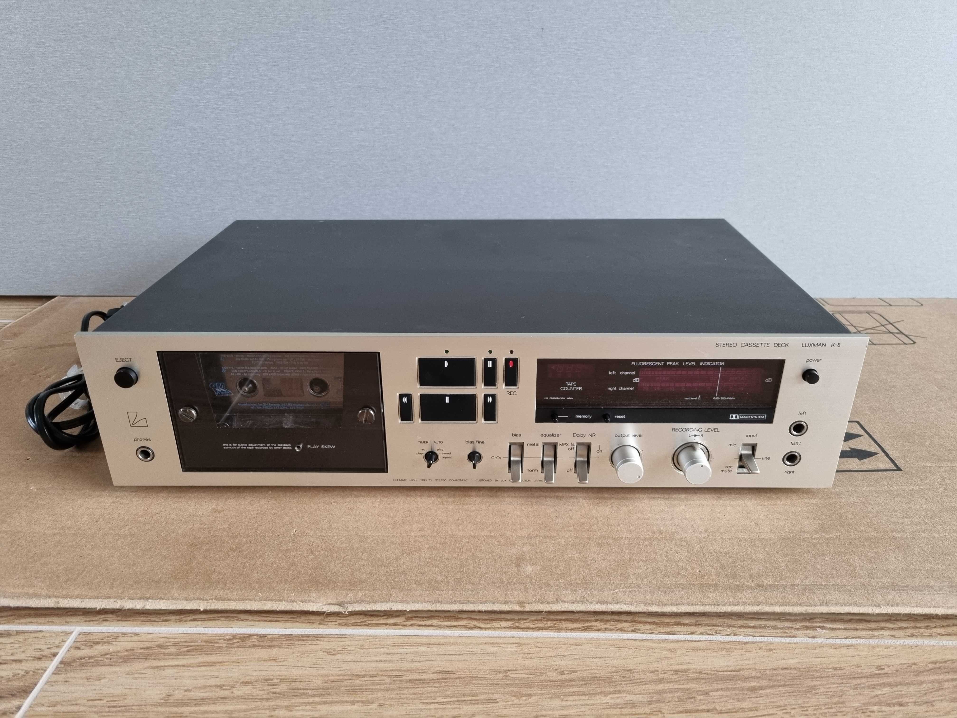 LUXMAN K-8 magnetofon stereo Dolby