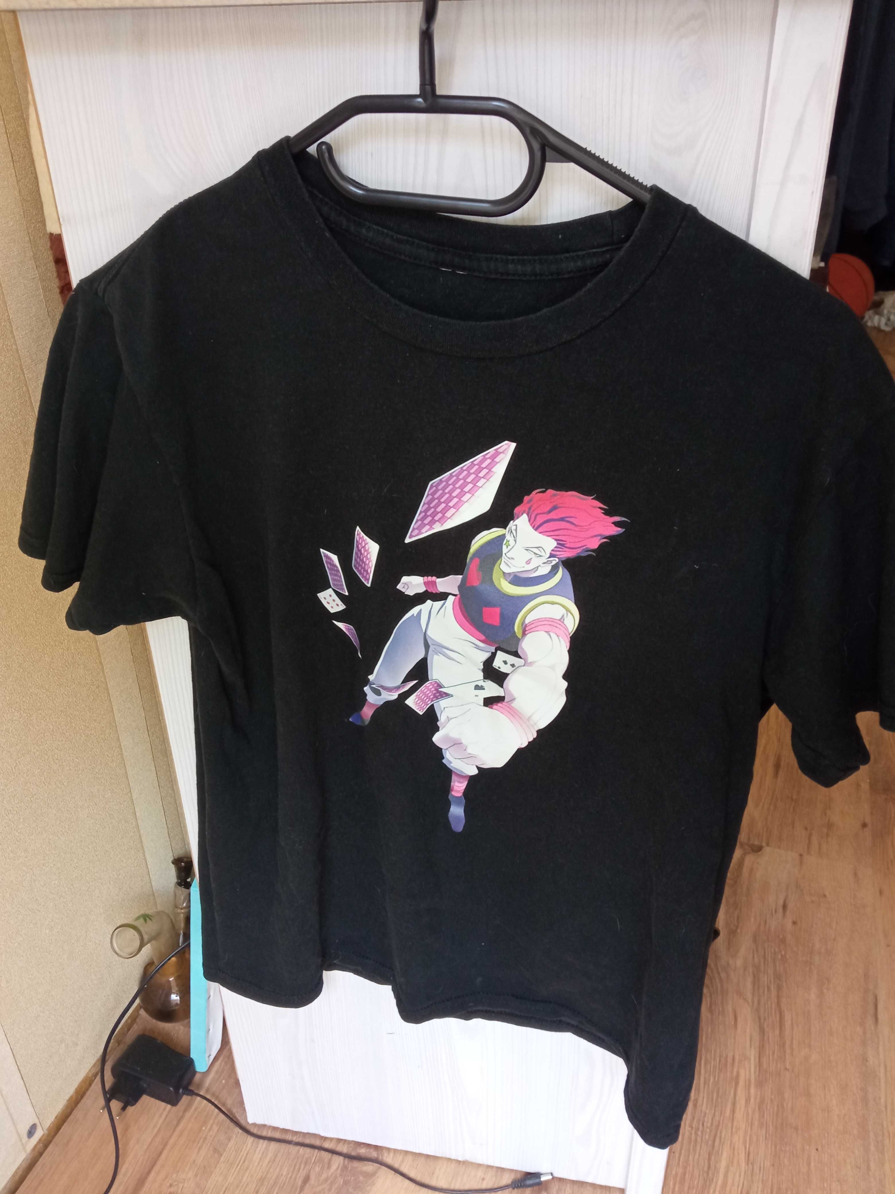 Tshirt koszulka czarna Hisoka Hunter x hunter anime manga