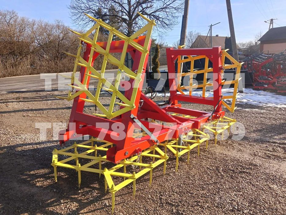 BRONY POLOWE HYDRAULICZNIE składane CIĘŻKIE *5pól *2 siłowniki *20 ząb