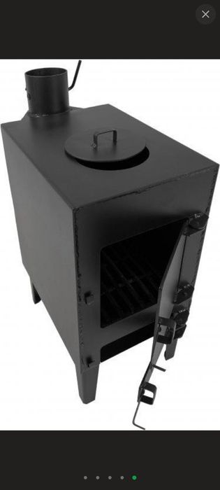 Печь буржуйка с варочной поверхностью. Состояние новая.