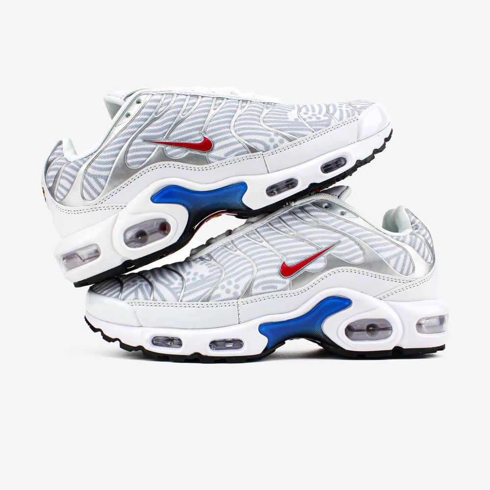 Nike Air Max Plus White University Red (GS),найк тн,найк,тн,nike tn.