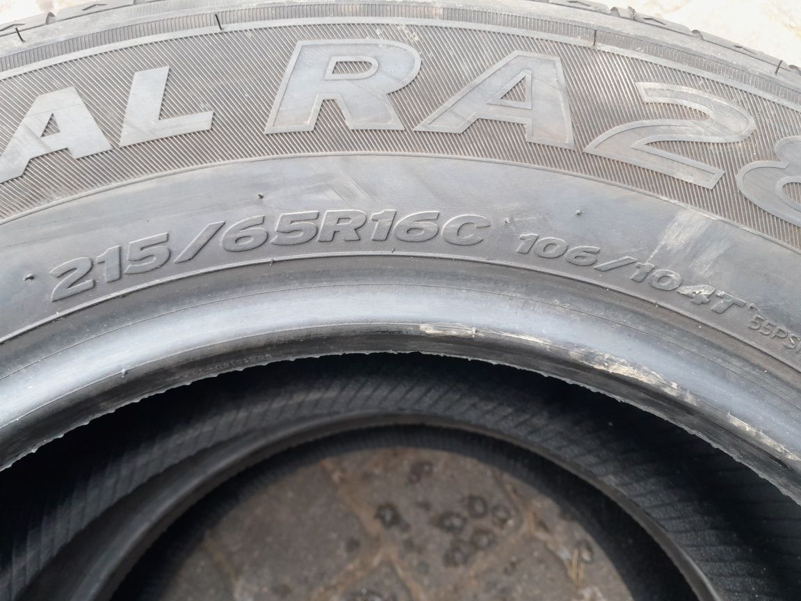 HANKOOK 215/65R16C 106/104T , pojedyńcza opona letnia wzmacniana.