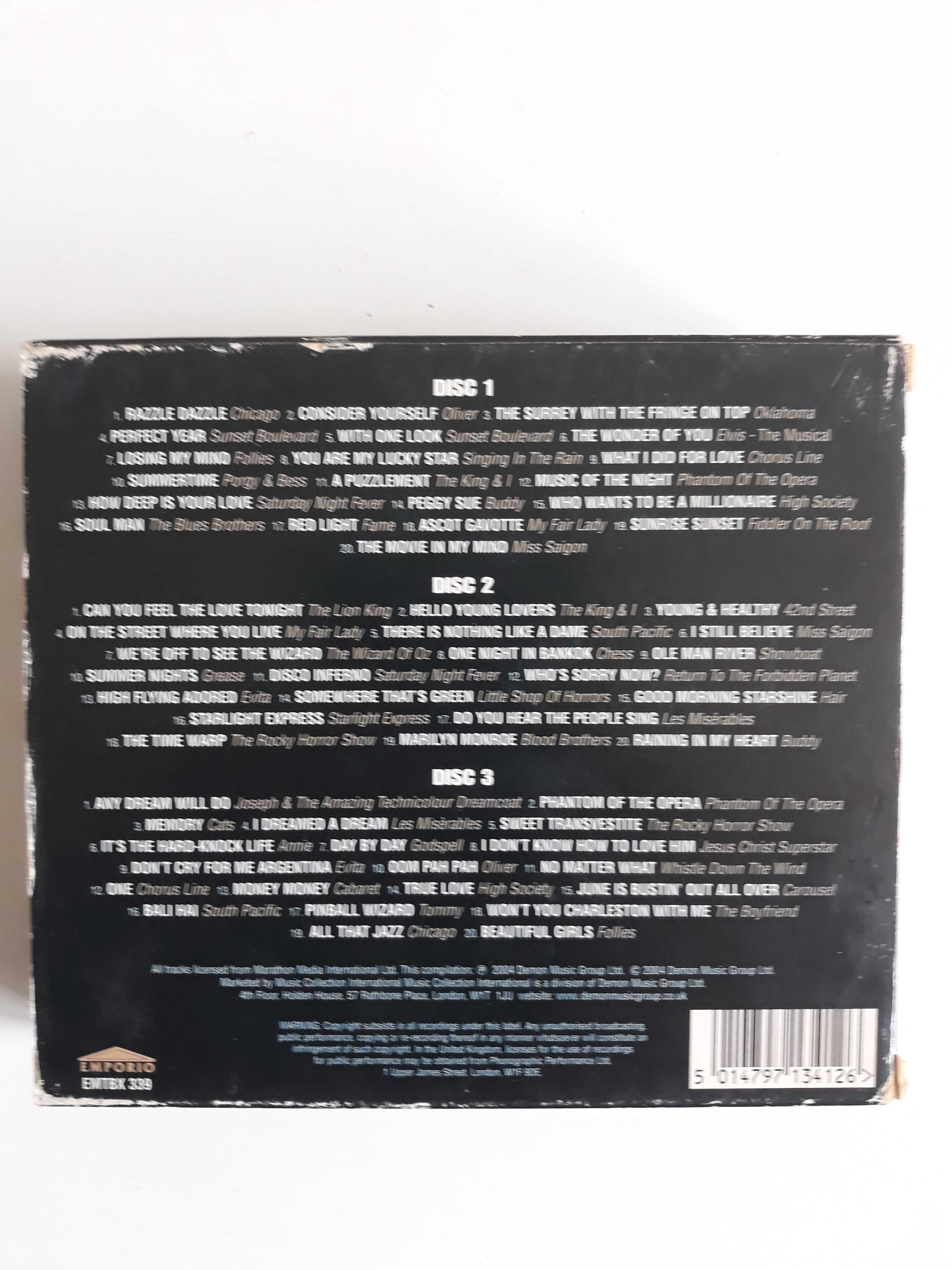 Zestaw płyt CD Songs from musicals 3 sztuki