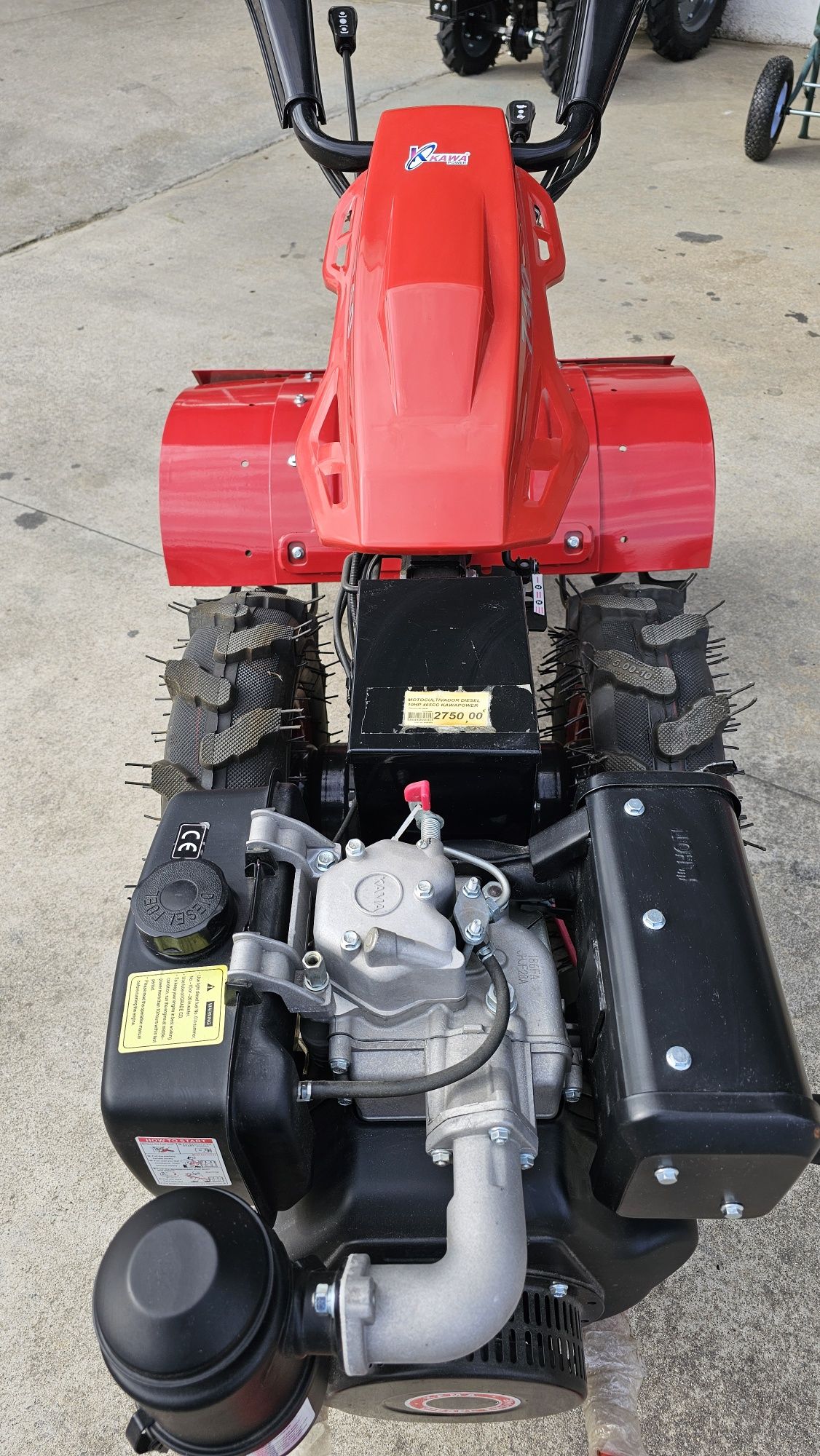Motocultivador Kawa Diesel 10HP 465CC (Novo)