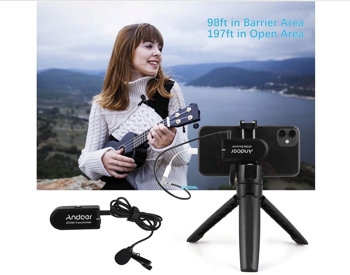 Andoer Wireless Microphone System