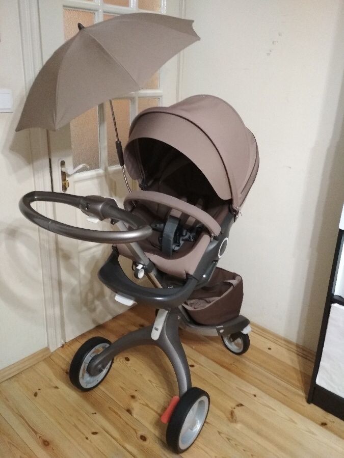 Коляска Stokke Xplory V4 Brown+аксессуары