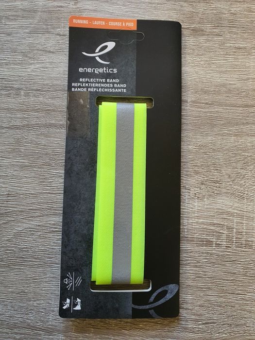 Opaski refleksyjne na rzep 2-pak, długość opaski 42 cm, nowe w opakowa