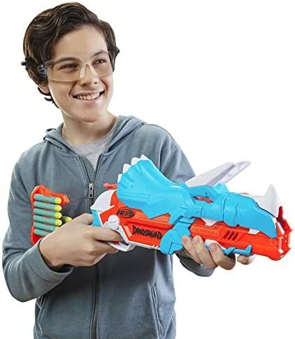 Бластер Nerf DinoSquad Тricera-Blast 12 патронів