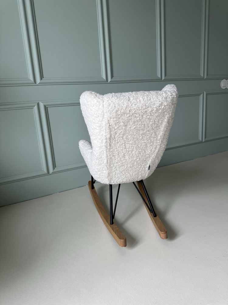 Fotel bujany dzięcięcy Cuddly Biały Miloo Home