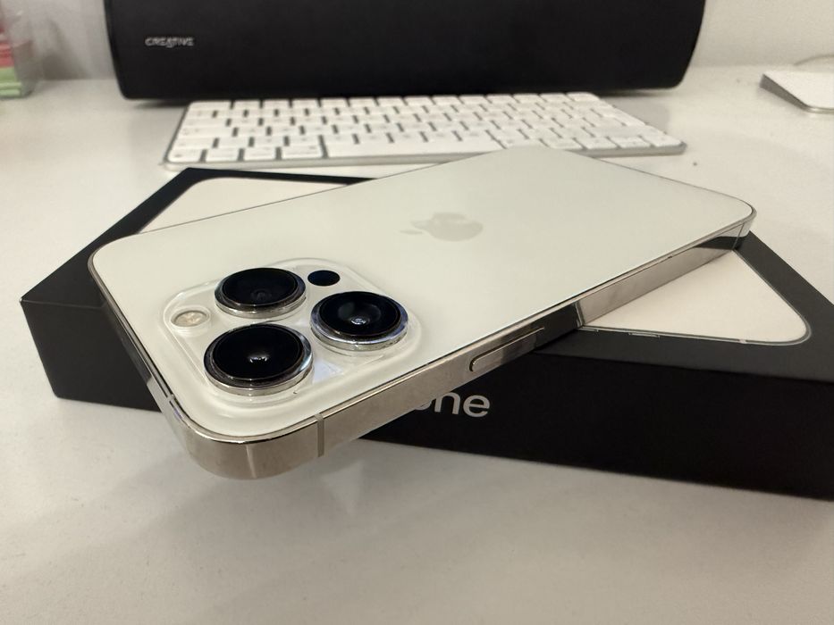 iPhone 13 Pro 128gb Silver Stan Idealny Bateria 100%