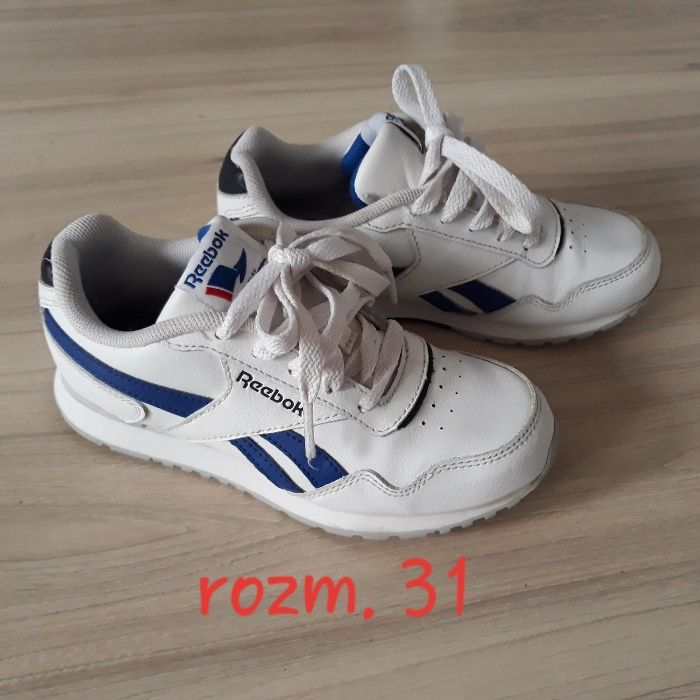 Jak Nowe REEBOK r. 31 skóra buty sportowe białe