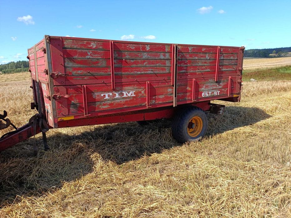 Wywrotka TIM 6,5 T -BT jednoosiowa przyczepa waja zarejestrowana !!!
