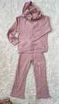 Komplet prażek legginsy dzwony + bluza 98