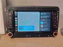 Radio Multimedialne Android Auto z Bluetooth USB Kamera VW Passat Golf