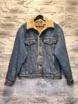 Kurtka Levi's Ocieplana Baranek Dżinsowa Vintage Jeansowa