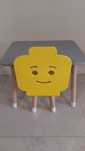 Krzesło dziecięce lego + stolik