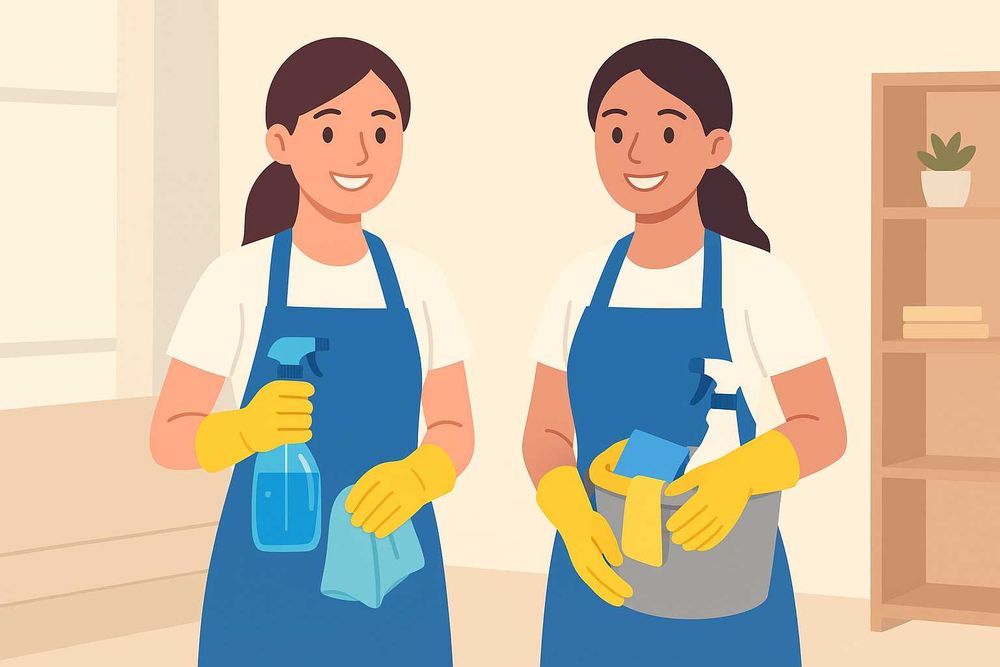 Sprzątanie domów i mieszkań- 2 osoby!