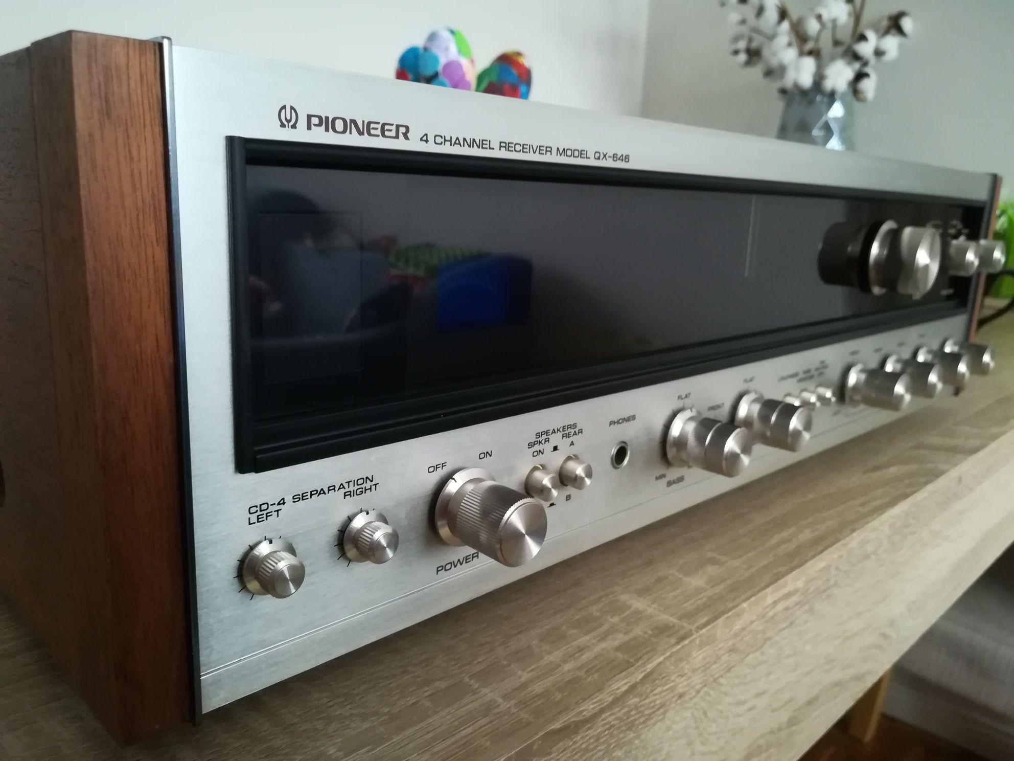 Pioneer qx 646 amplituner stereo quad