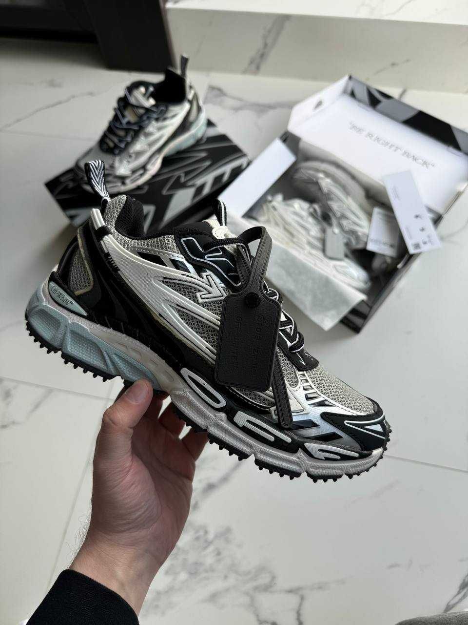 Кросівки Off-White Be Right Back / кроси Офф-Вайт Бі Райт чорні